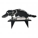 Custom Yard Oem Garden Metal Ornaments Embellishments Crocodile Shape Cutting for sale