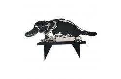 China Custom Yard Oem Garden Metal Ornaments Embellishments Crocodile Shape Cutting supplier