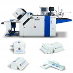 Large Format Pharmaceutical Leaflet Insert Folding Machine With Detection Device For Pharma Manual Folding for sale