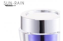 China SR-2393A Plastic Cosmetic Jars , ABS / PE / PP / Acrylic cosmetic containers and jars supplier