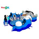 Inflatable Sea Snail Land Slide Water Park Beach Commercial Amusement Water Games Swimming Pool For Kids for sale
