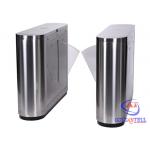 Biometric Access Control Flap Barrier , Full Automatic Barrier Gate for Library / Theater