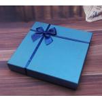 Ribbon Square Gift Boxes With Lids 4C Offset Printing Packaging