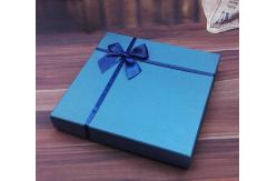 China Ribbon Square Gift Boxes With Lids 4C Offset Printing Packaging supplier