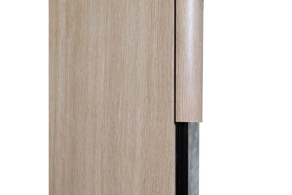 Practical Wooden Aluminium Composite Panel Facade Nontoxic Weatherproof