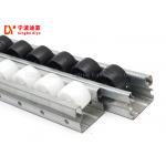 Industrial Flow Rail ABS Plastic Wheels Roller Track For Warehouse Shelf for sale