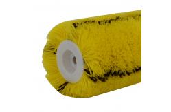 China Stitched Yellow Paint Roller Brush Euro - Style  With Cross Stripe supplier