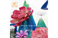 China Exhibition Chinese Flower Lantern Arts Mechanical Design / Graphic Design supplier