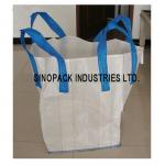 Flexible Intermediate Bulk Containers Circular / Tubular Big Bag Sand Gravel Soil Trasportation for sale