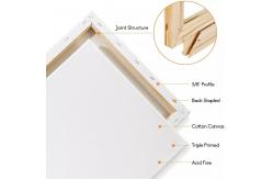 China 20cmx20cm Stretched Canvas Boards 280G Cotton Stretched Painting Canvas supplier