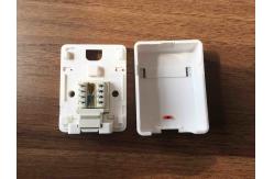 China RJ45 Keystone Jack Single Port Surface Mount Box With High Impact Housing supplier