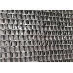 Product Sieving System Flat Metal Mesh Conveyor Belt , Food Mesh Belt High Carbon Steel for sale