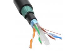 China 23AWG Armored Lan Cable Jelly Filled Cat5e Cat6 Cat6A Cat7 Cat8 supplier