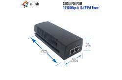 China POE Power Over Ethernet Injector , RJ45 Interface Power Over Ethernet Adapter supplier