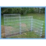 Heavy Galvanized Welded Gabion Baskets , Garden Rock Gabion Baskets Canal Lining for sale
