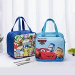 Cartoon Kids Lunch Cooler Bag Canvas Waterproof Lovely Thermal Insulated