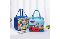 China Cartoon Kids Lunch Cooler Bag Canvas Waterproof Lovely Thermal Insulated supplier