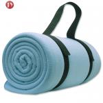 Polyester Airplane Soft Travel Blanket Polar Fleece Blanket With Handle Blanket