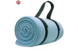 China Polyester Airplane Soft Travel Blanket Polar Fleece Blanket With Handle Blanket supplier