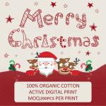 girls  printing dress baby christmas red frock A-line dress christmas sets
