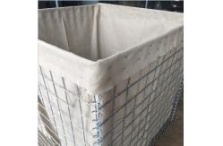 China 5mm Military Barrier Hot Galvanized Heavy Duty Sand Bag Wire Mesh Defensive supplier
