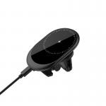 Black 15W Qi Smart Sensor Car Wireless Charger Air Vent Mount for sale