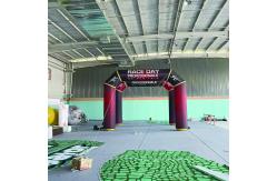 China Outdoor Custom Full Printing Start Finish Line Inflatable Arch for Advertising supplier