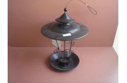 China Weatherproof Customized Metal Hanging Bird Feeder Metal Peanut Feeder supplier
