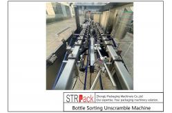 China Automatic Bottle Sorting Unscrambler Machine 60 - 120 Bottles/min supplier