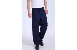 China 280gsm Light Weight Flame Resistant Arc Protection Trousers with reflective strips on leg supplier