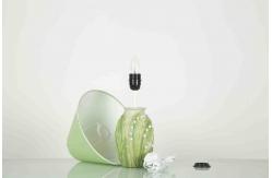 China Green Bedroom Home Table Lamps W27 * D27 * H41CM With A Neutral Shade supplier
