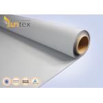 PU Glass Fabric Coating Side One Side Or Both Side for high temperature expansion joints for sale