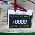High Contrast  VA LCD Display Black Screen Negative White Segments 3.6V 40PIN