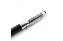 China Shiny Crystal Can Writing Pen Usb Transparent Container Metal UDP Flash Chip supplier