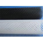 High Tensile HDPE Plastic Animal Zoo Net 5mmx5mm Diamond Hole Black / White for sale