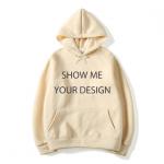 Embroidered Drop Shoulder Plus Size Oversized Sweatshirts for sale