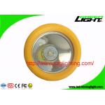 LED Rechargeable Coal Mining Lights , Yellow Miners Helmet Light For Underground Safety for sale