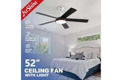 China Modern Ceiling Fan Light With Dc Motor Smart Dimmable LED Light supplier