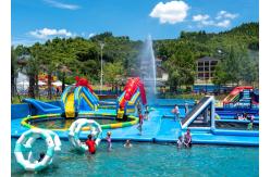 China Exciting Water Park Amusement Equipment Inflatable Slip And Slide supplier