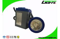 China High Safety Rechargeable LED Headlamp , LED Mining Lamp With Blue And Gray Shell supplier