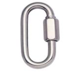 200lbs to 8000lbs Zinc Plated Quick Link Oval Screw Link 3.5mm - 14mm for sale