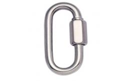 China 200lbs to 8000lbs Zinc Plated Quick Link Oval Screw Link 3.5mm - 14mm supplier