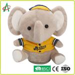 China 20cm Musical Plush Toys , CPSIA Peek A Boo Singing Elephant factory