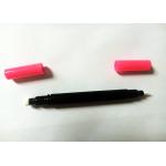 Double Head Eyeliner Pencil Packaging Seal Pen ABS Material Customizable Colors for sale