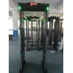 24 Zone Security Metal Detector 60 People / Min With Visual Audible Alarm Walk through metal detector for sale