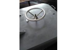 China A60 Watertight Marine Hatch Cover for Marine Ships with Wheelhandle supplier
