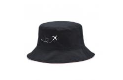 China Double sided Bucket hat travel custom logo activity embroidered sunshade sunscreen basin hat supplier