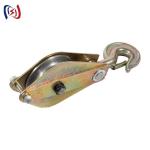 Round Type Hook Type CE Hoisting Wire Rope Pulley Block for sale