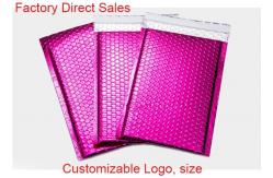 China Aluminum Foil Metallic Bubble Mailers Self Adhesive Seal Shiny / Matte With Logo supplier