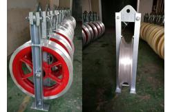 China 2 Ton Capacity Locking Rope Pulley , Wire Pulling Pulley With Aluminum Sheave supplier